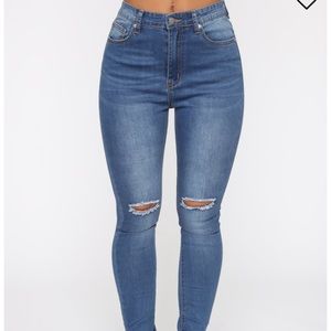 Fashion nova his number one high rise jeans